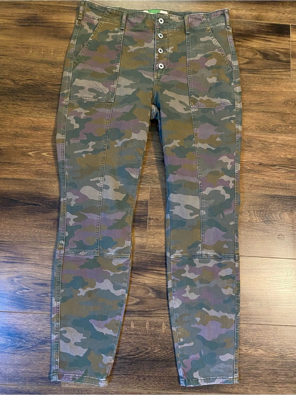 Anthropologie Jefferson pants camo multicolour slim fit utility size 31